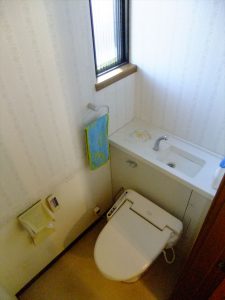 便利で綺麗なトイレと洗面台にリフォーム さいたま市 A様邸 埼玉のリフォームはキューブリノベーションへ